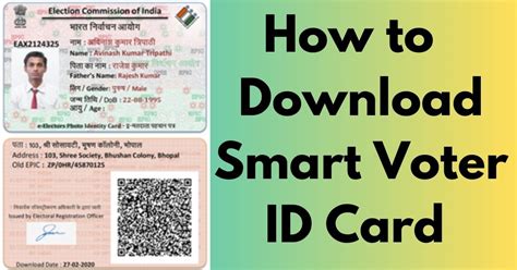 new smart card voter id|voter id smart card download.